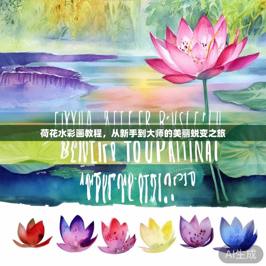 荷花水彩画教程,从新手到大师的美丽蜕变之旅 荷花水彩画教程,从新手到大师的美丽蜕变之旅