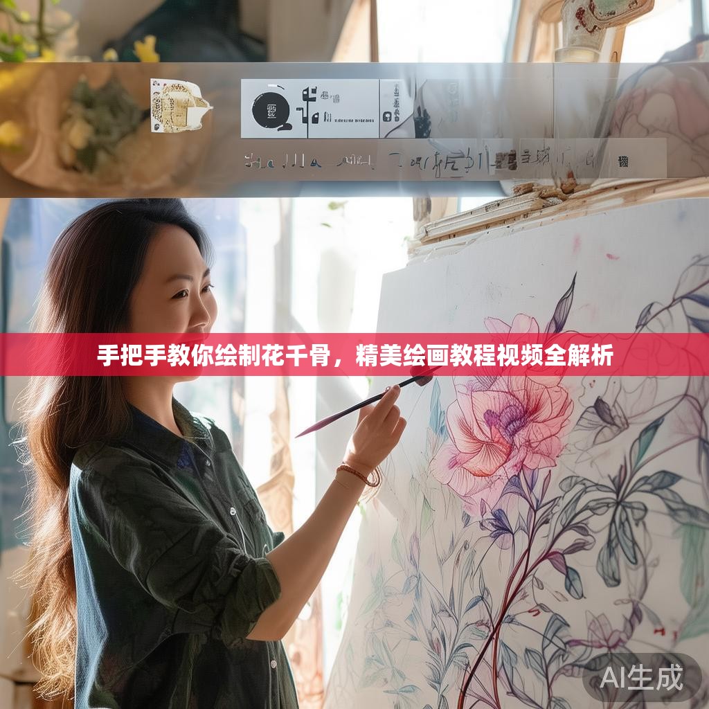 手把手教你绘制花千骨，精美绘画教程视频全解析
