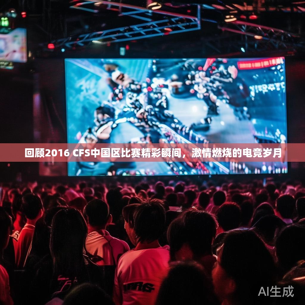 回顾2016 CFS中国区比赛精彩瞬间，激情燃烧的电竞岁月