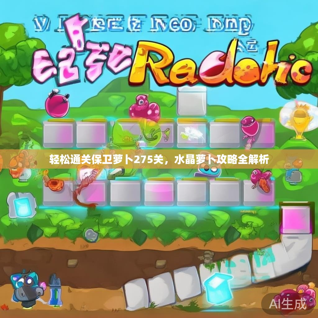 轻松通关保卫萝卜275关，水晶萝卜攻略全解析
