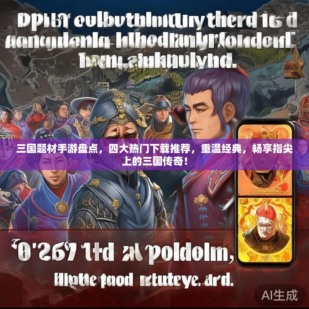 三国题材手游盘点，四大热门下载推荐，重温经典，畅享指尖上的三国传奇！
