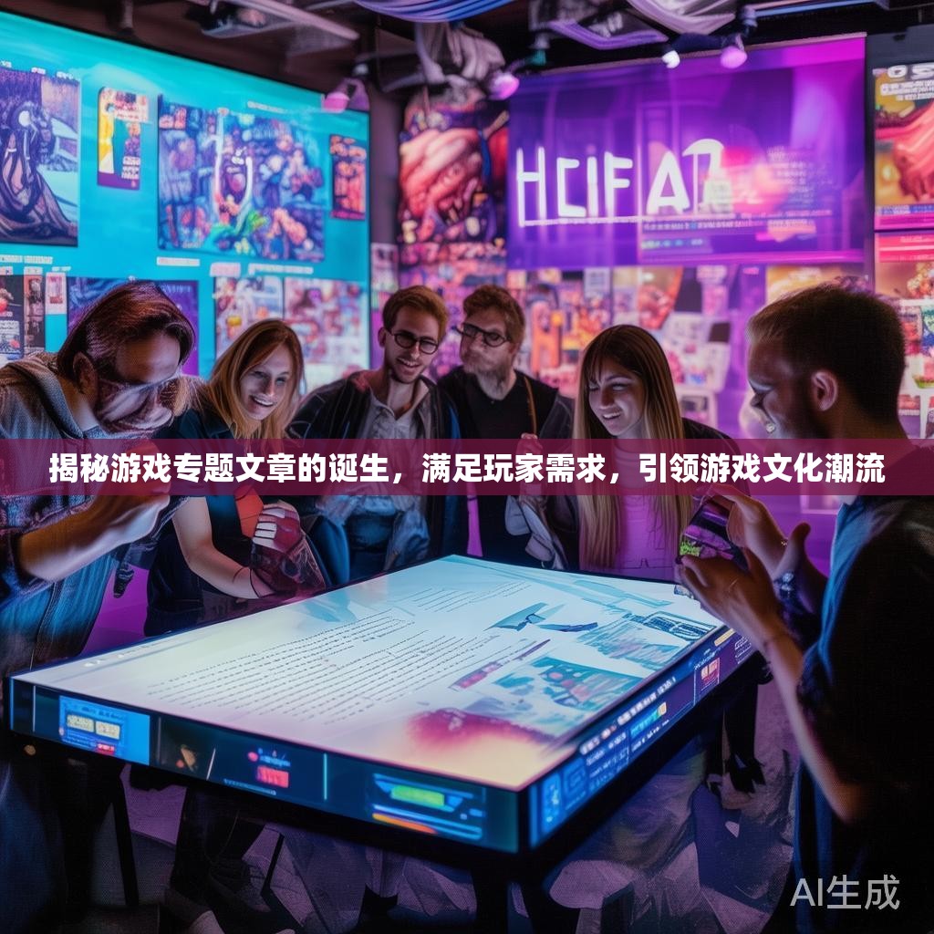 揭秘游戏专题文章的诞生，满足玩家需求，引领游戏文化潮流