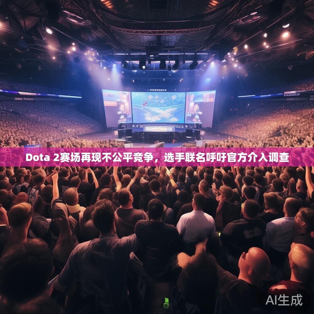 Dota 2赛场再现不公平竞争，选手联名呼吁官方介入调查
