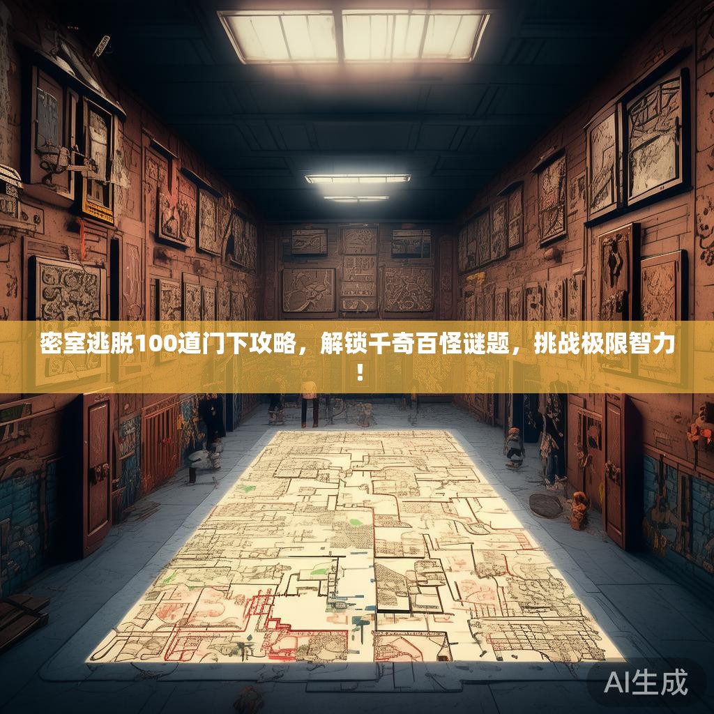 密室逃脱100道门下攻略，解锁千奇百怪谜题，挑战极限智力！