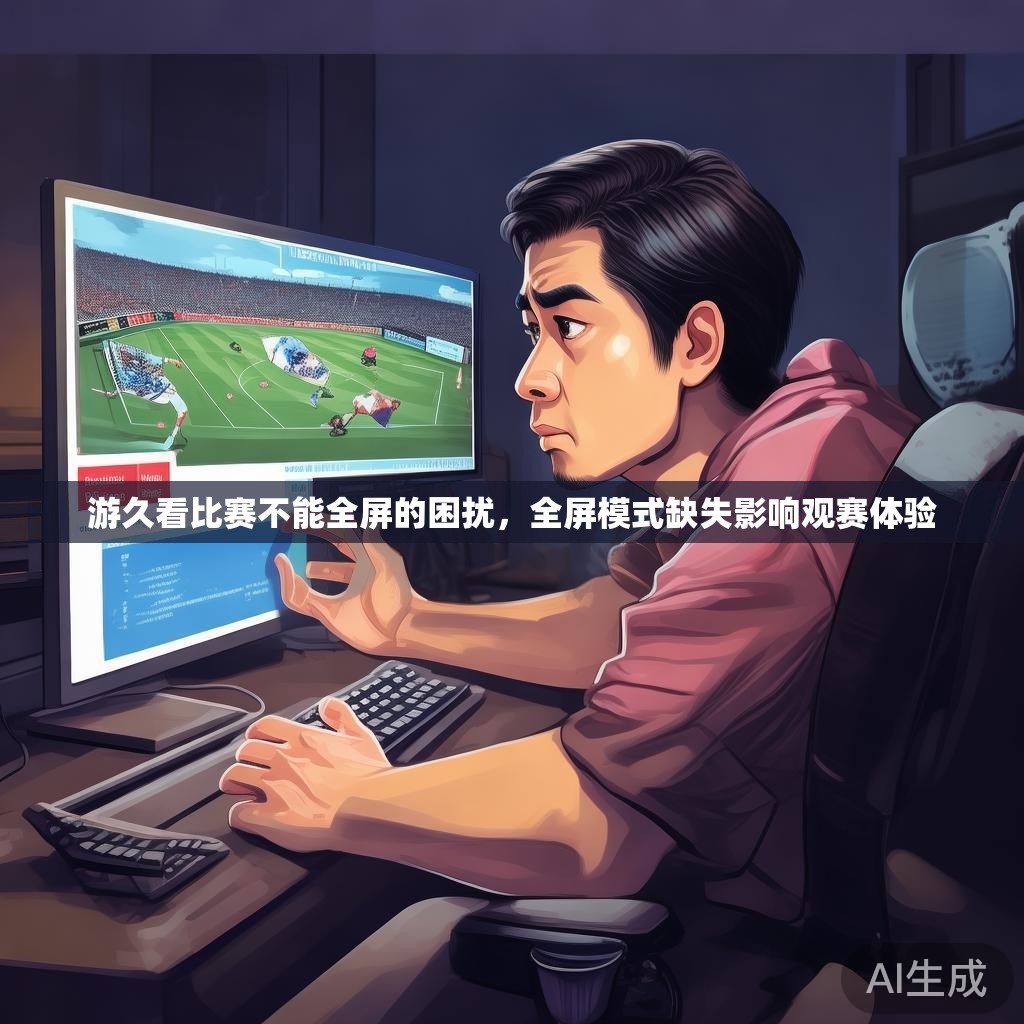 游久看比赛不能全屏的困扰，全屏模式缺失影响观赛体验