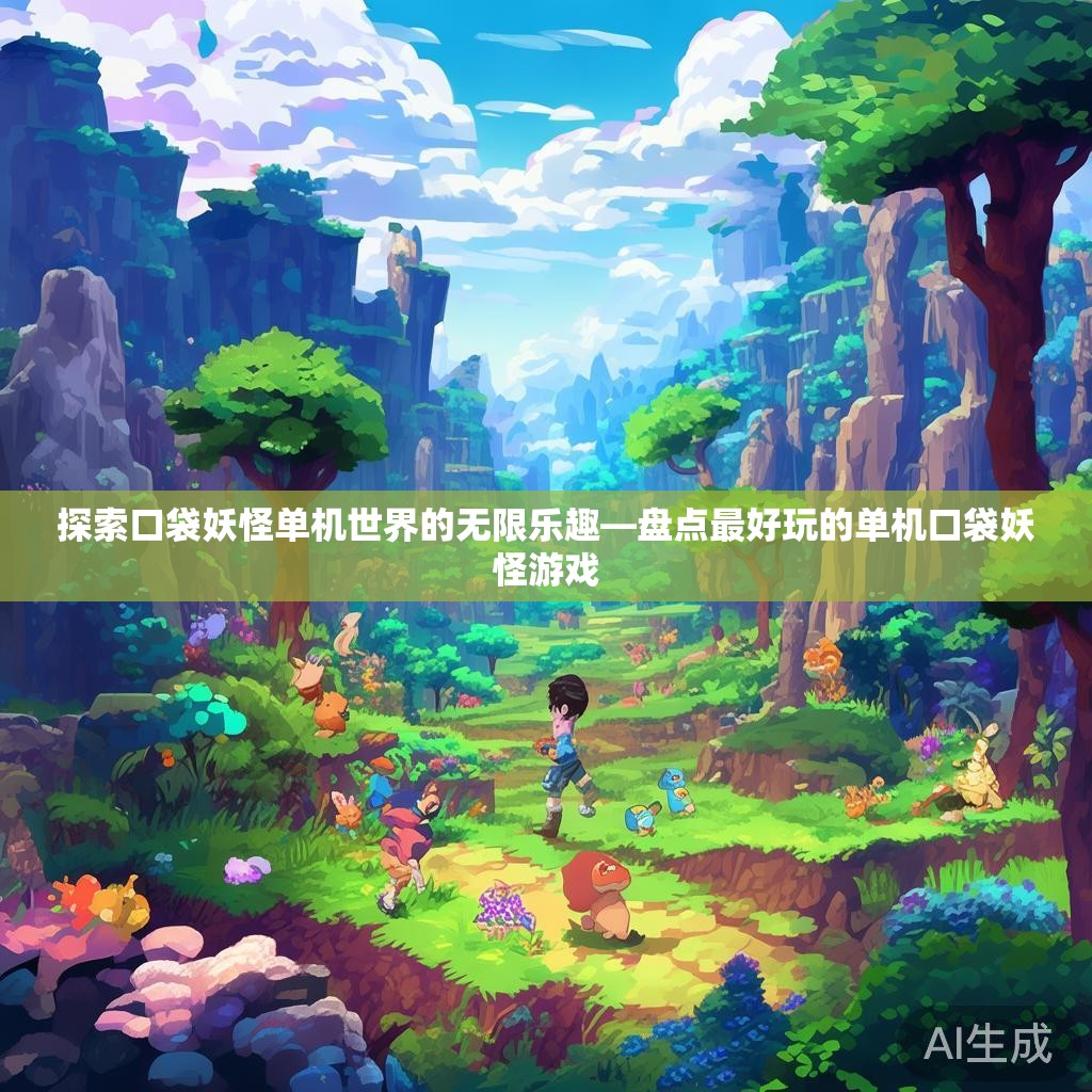 探索口袋妖怪单机世界的无限乐趣—盘点最好玩的单机口袋妖怪游戏