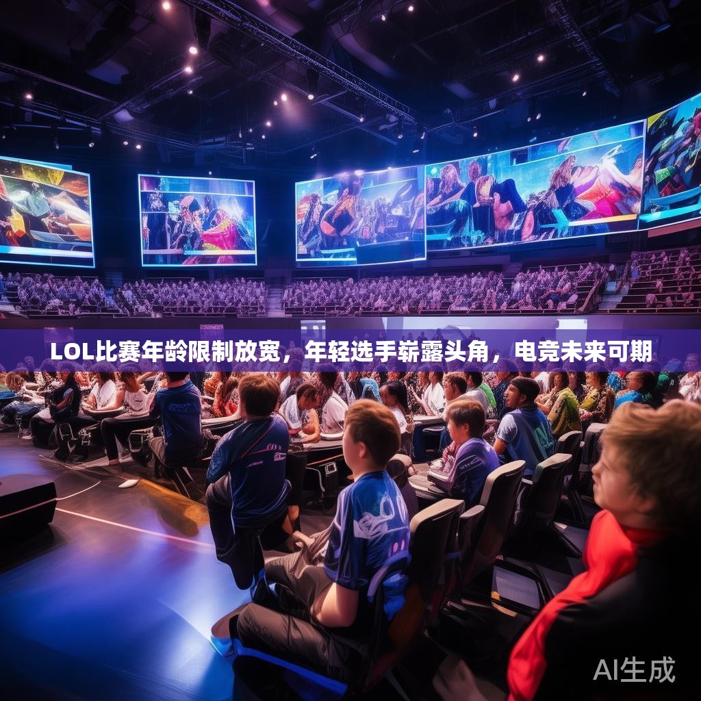 LOL比赛年龄限制放宽，年轻选手崭露头角，电竞未来可期
