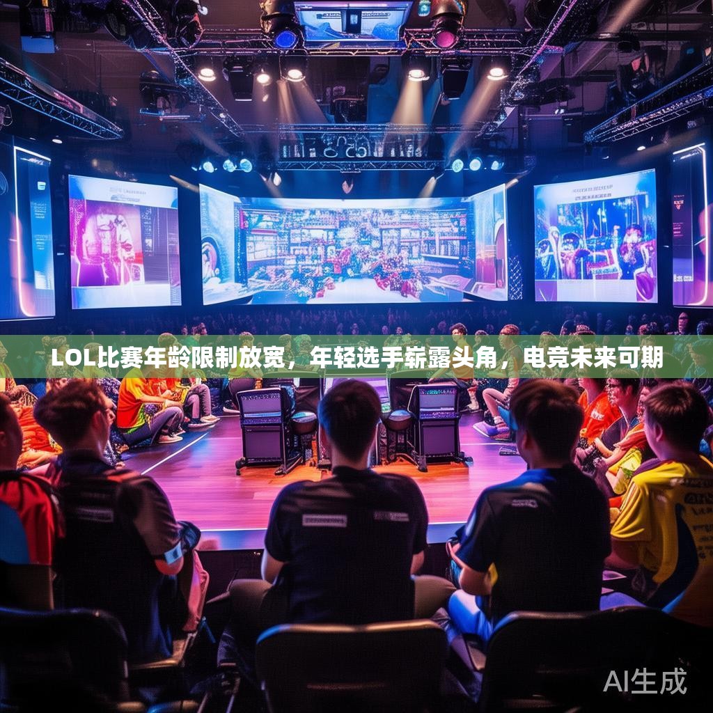 LOL比赛年龄限制放宽，年轻选手崭露头角，电竞未来可期