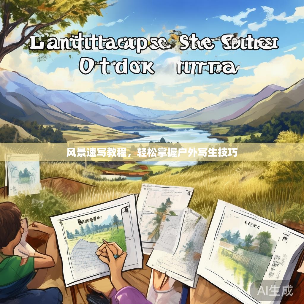 风景速写教程，轻松掌握户外写生技巧