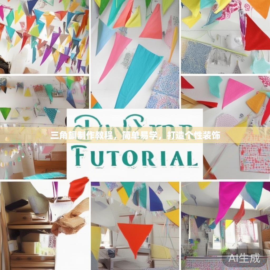 三角旗制作教程,简单易学,打造个性装饰 三角旗制作教程,简单易学,打造个性装饰