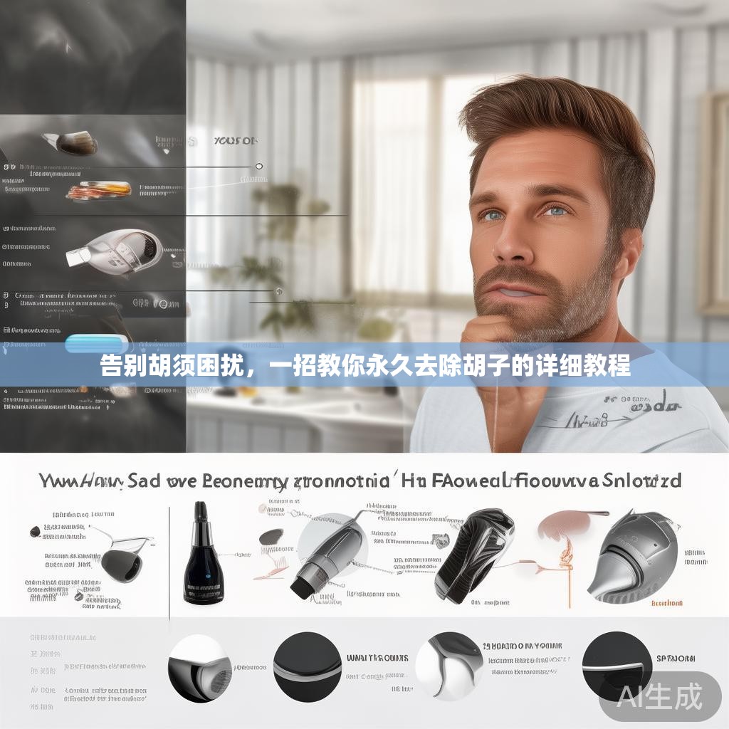 告别胡须困扰，一招教你永久去除胡子的详细教程