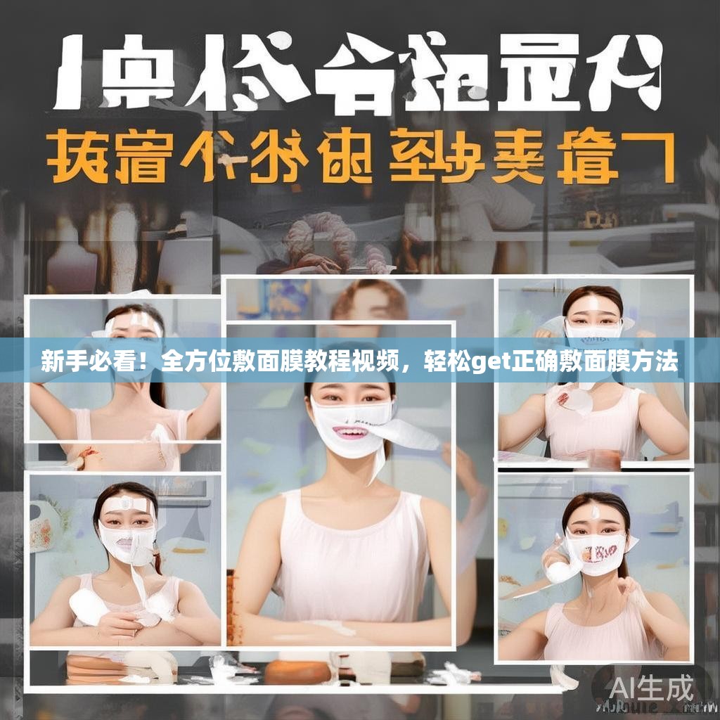 新手必看！全方位敷面膜教程视频，轻松get正确敷面膜方法
