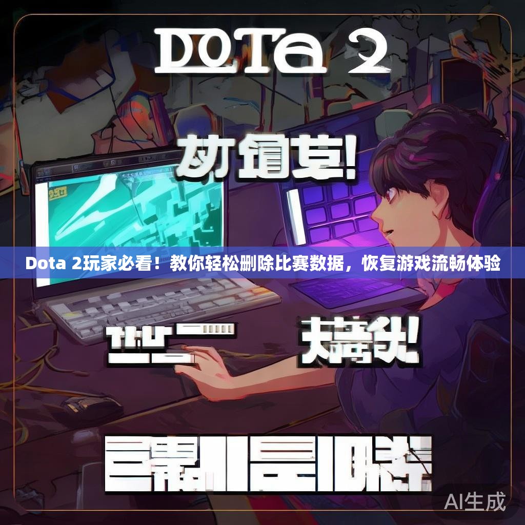 Dota 2玩家必看！教你轻松删除比赛数据，恢复游戏流畅体验