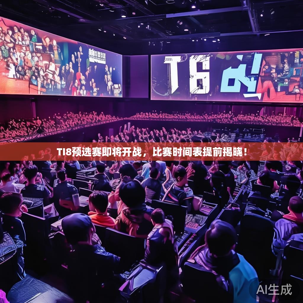 TI8预选赛即将开战，比赛时间表提前揭晓！