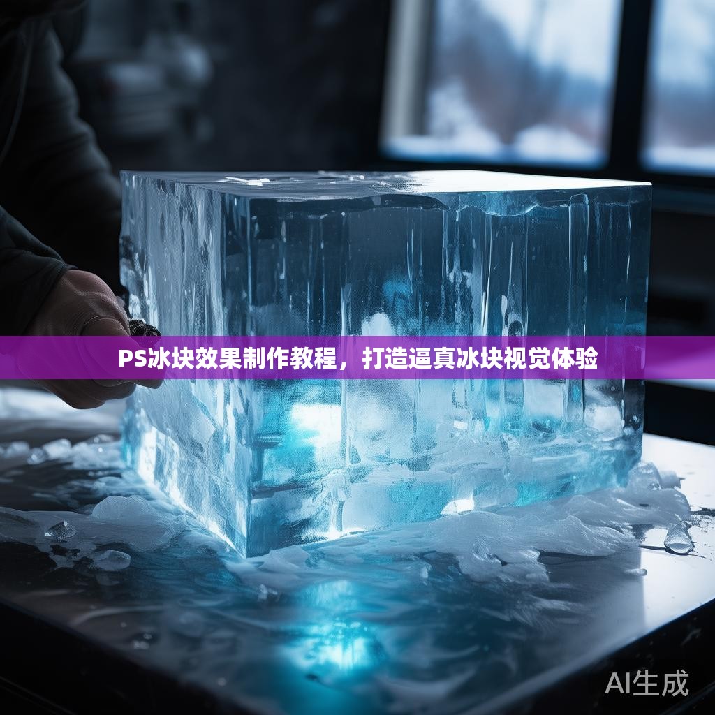 PS冰块效果制作教程，打造逼真冰块视觉体验