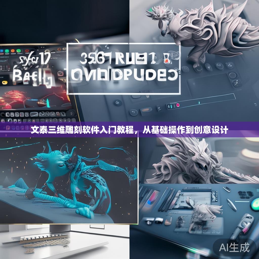 文泰三维雕刻软件入门教程，从基础操作到创意设计