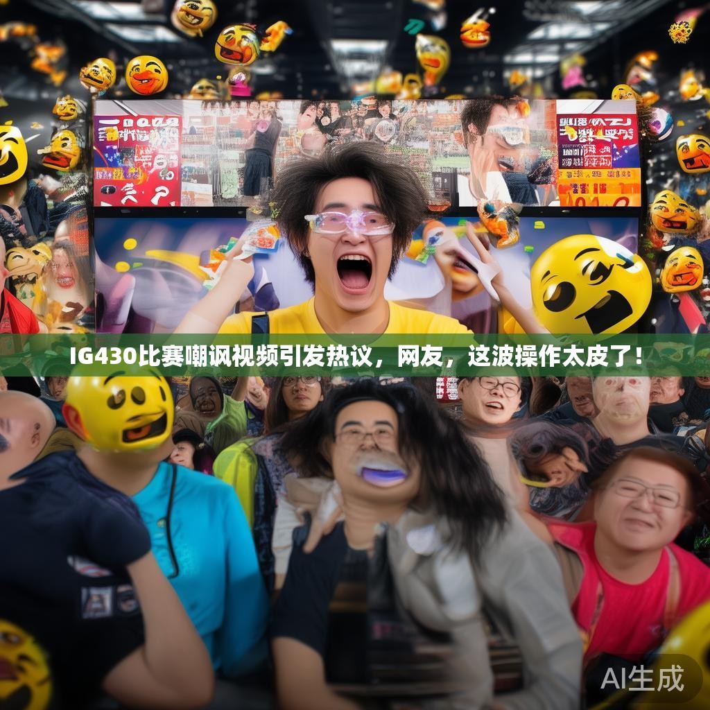 IG430比赛嘲讽视频引发热议，网友，这波操作太皮了！