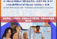 轻松理财，一步到位—点钱贷APP下载指南，开启您的便捷金融生活！