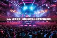Dota 2赛事盛宴，揭秘全球顶级比赛场馆的精彩瞬间
