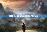 三国乱世，探寻单机版三国游戏的魅力之旅
