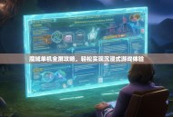 魔域单机全屏攻略，轻松实现沉浸式游戏体验