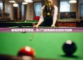 潘晓婷斯诺克教程,从入门到精通的台球技巧指南