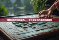 探索桂林字牌的魅力，一款独具特色的单机游戏体验