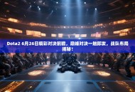 Dota2 6月26日精彩对决前瞻，巅峰对决一触即发，战队布局揭秘！