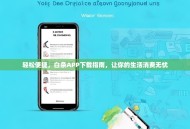 轻松便捷，白条APP下载指南，让你的生活消费无忧