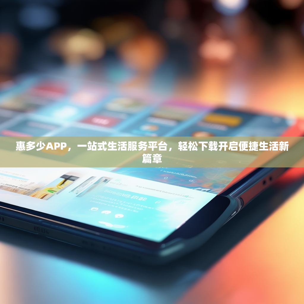 惠多少APP，一站式生活服务平台，轻松下载开启便捷生活新篇章