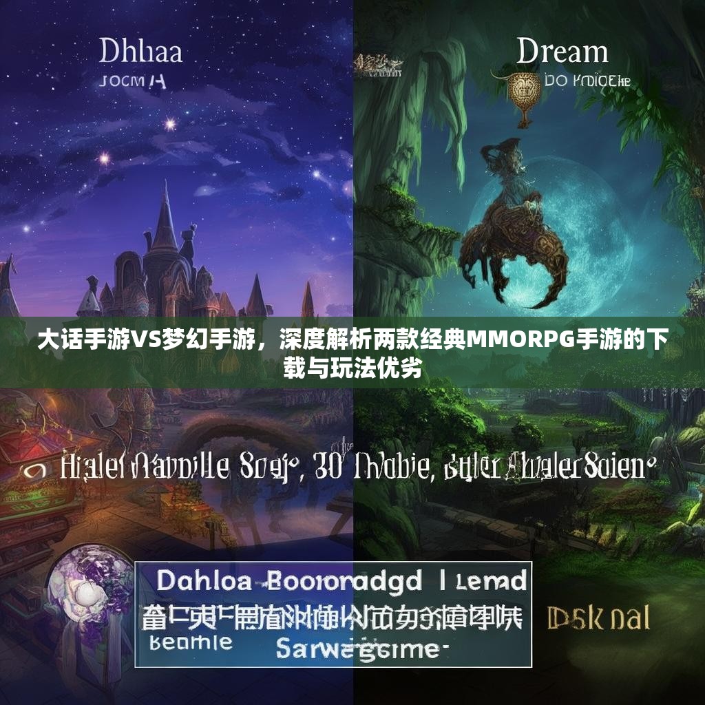 大话手游VS梦幻手游，深度解析两款经典MMORPG手游的下载与玩法优劣