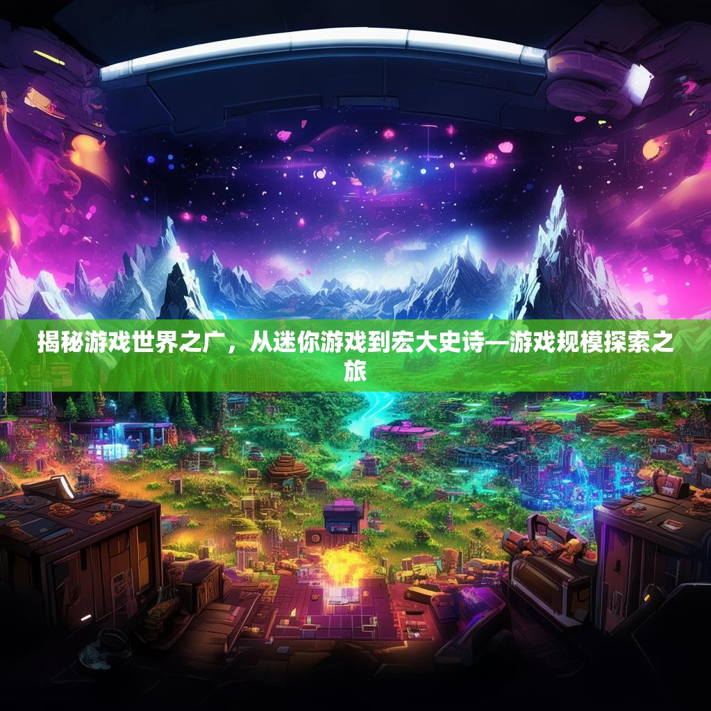 揭秘游戏世界之广，从迷你游戏到宏大史诗—游戏规模探索之旅