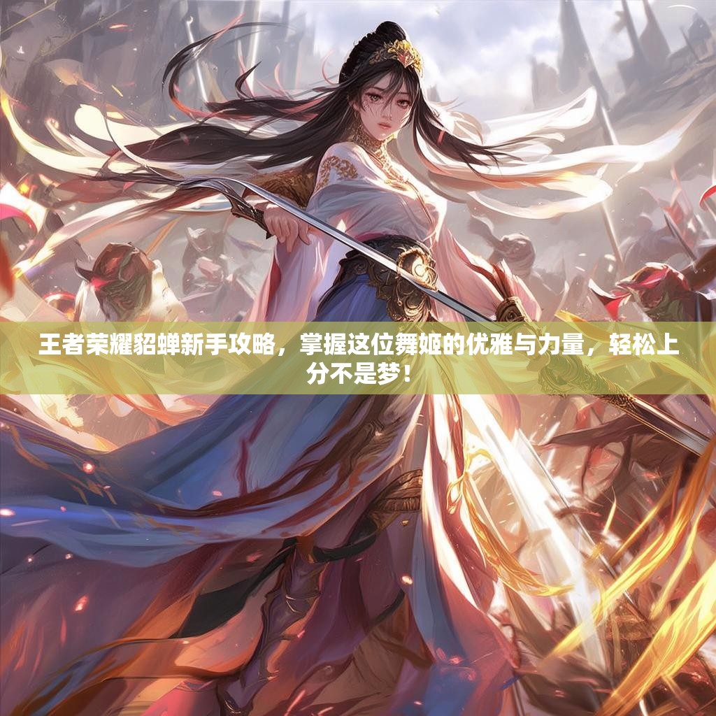 王者荣耀貂蝉新手攻略，掌握这位舞姬的优雅与力量，轻松上分不是梦！