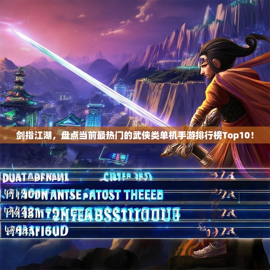 剑指江湖，盘点当前最热门的武侠类单机手游排行榜Top10！