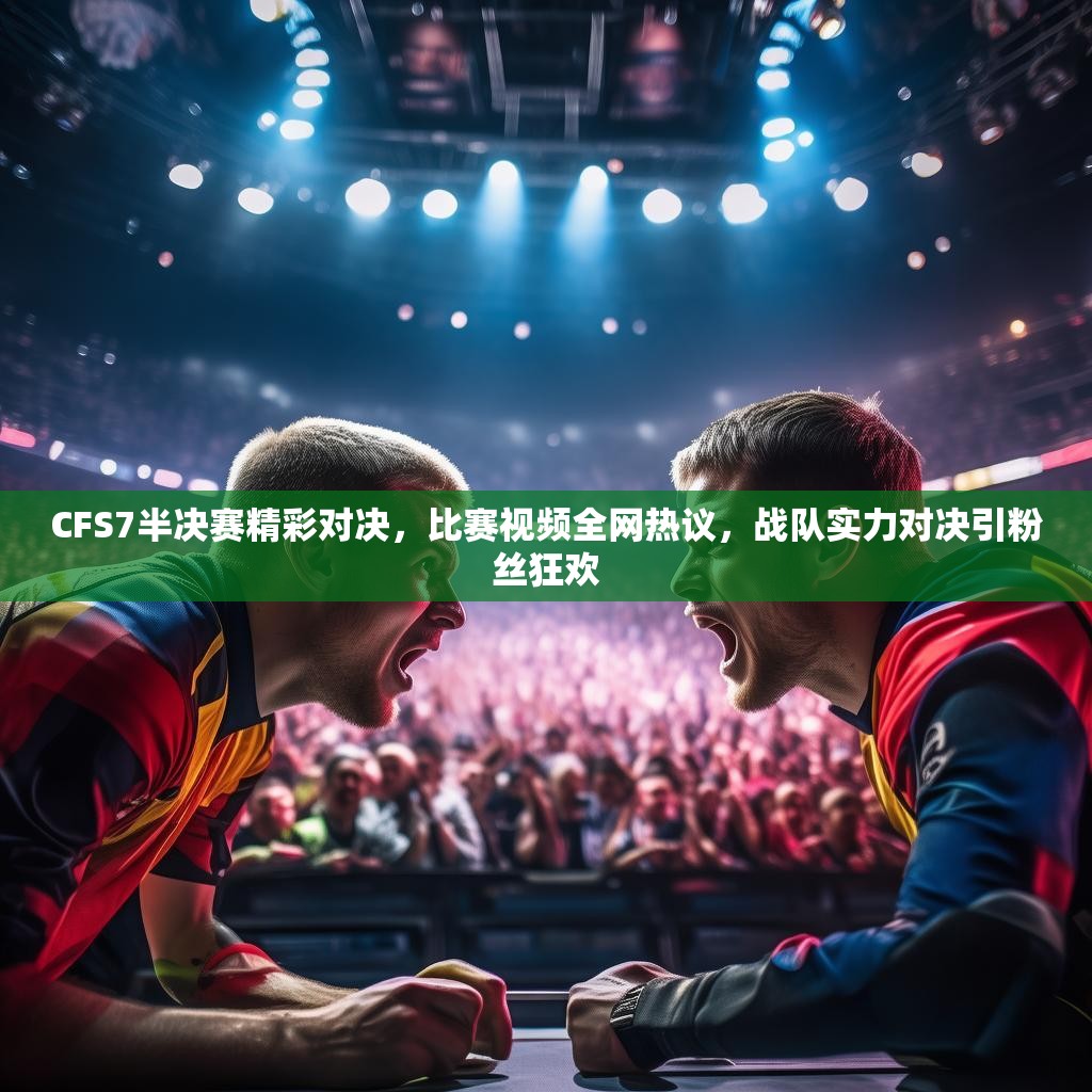CFS7半决赛精彩对决，比赛视频全网热议，战队实力对决引粉丝狂欢