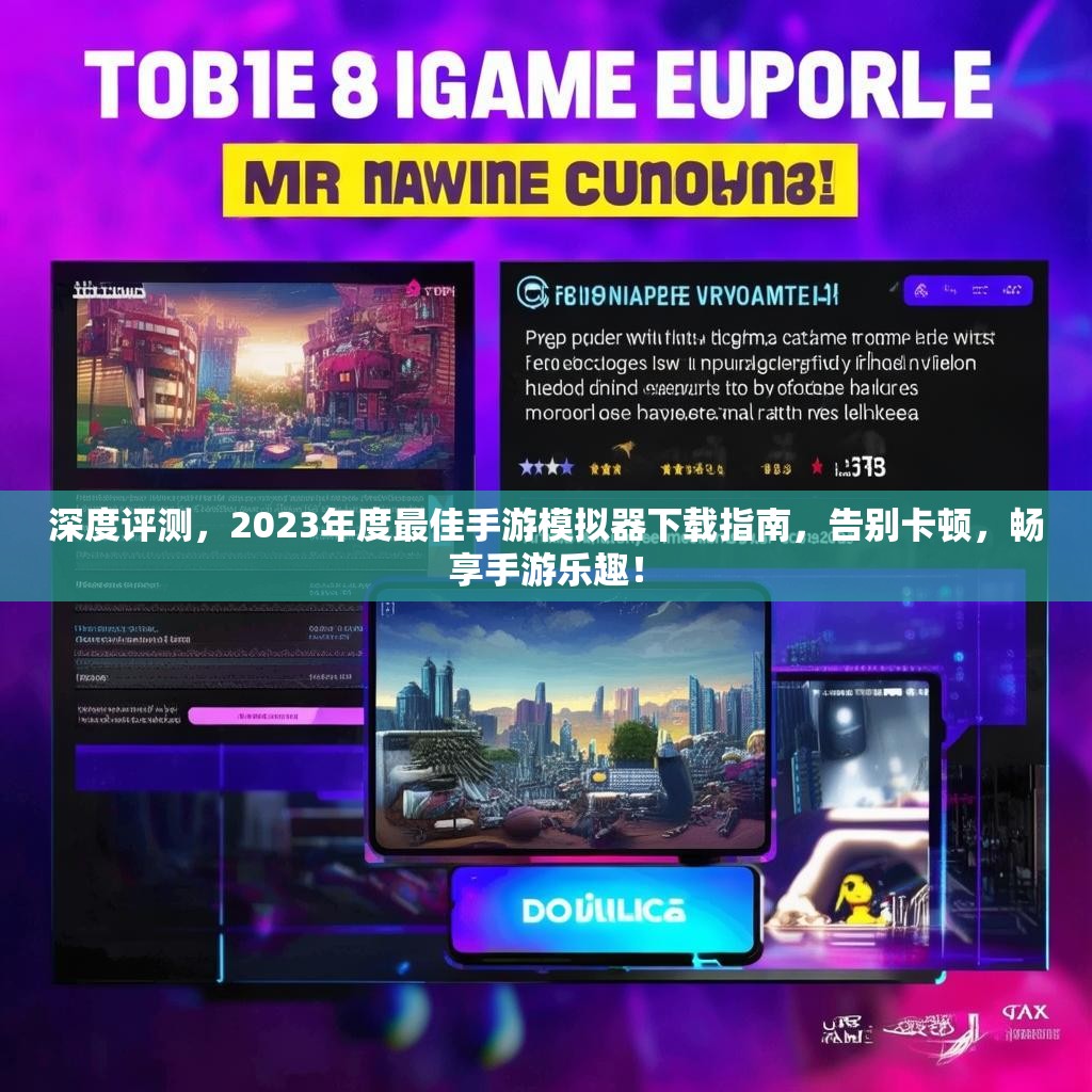 深度评测，2023年度最佳手游模拟器下载指南，告别卡顿，畅享手游乐趣！