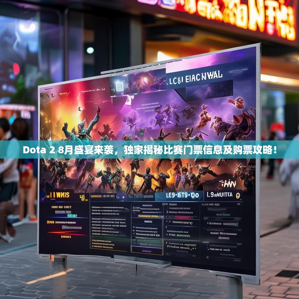Dota 2 8月盛宴来袭，独家揭秘比赛门票信息及购票攻略！