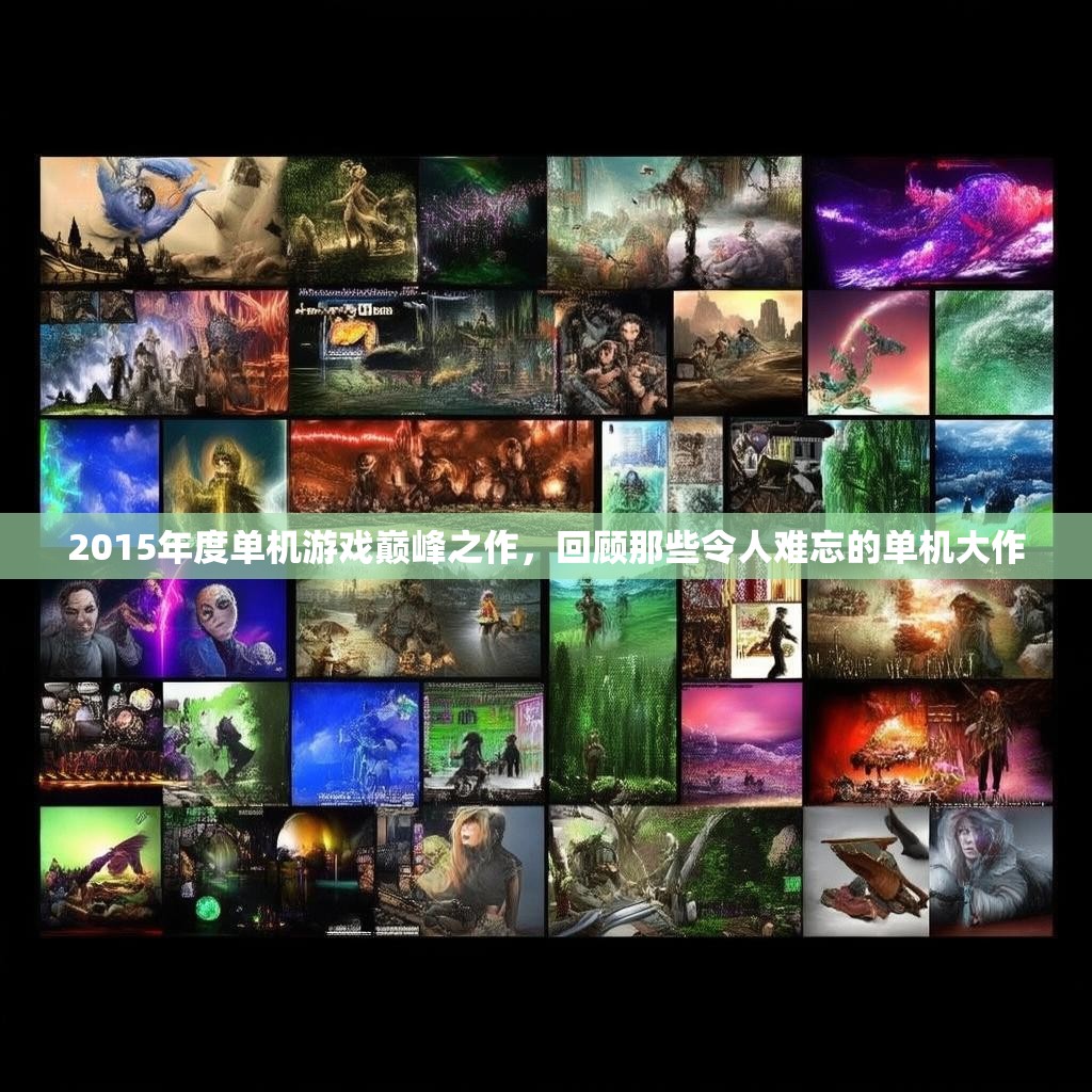 2015年度单机游戏巅峰之作，回顾那些令人难忘的单机大作