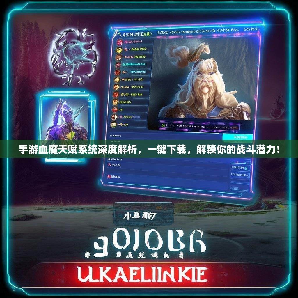 手游血魔天赋系统深度解析，一键下载，解锁你的战斗潜力！