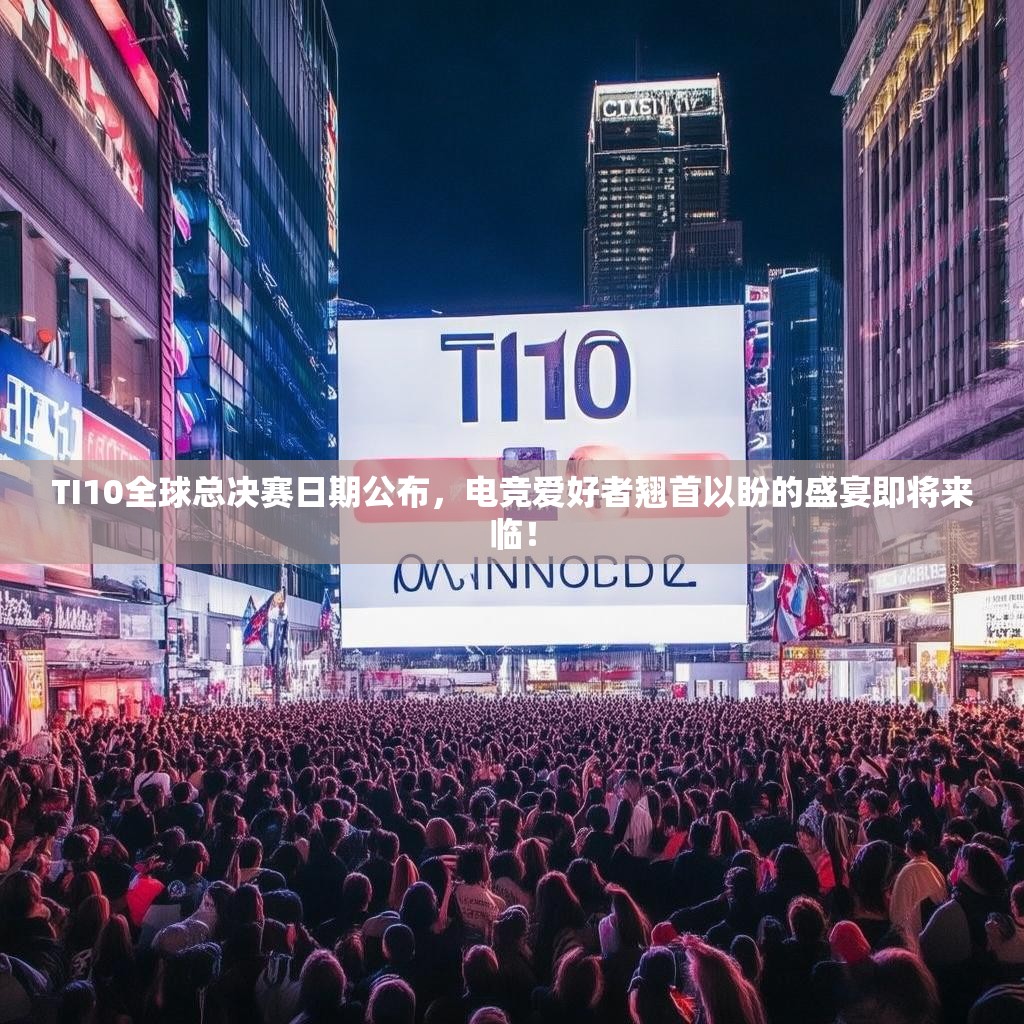 TI10全球总决赛日期公布，电竞爱好者翘首以盼的盛宴即将来临！