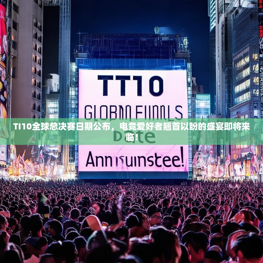 TI10全球总决赛日期公布，电竞爱好者翘首以盼的盛宴即将来临！