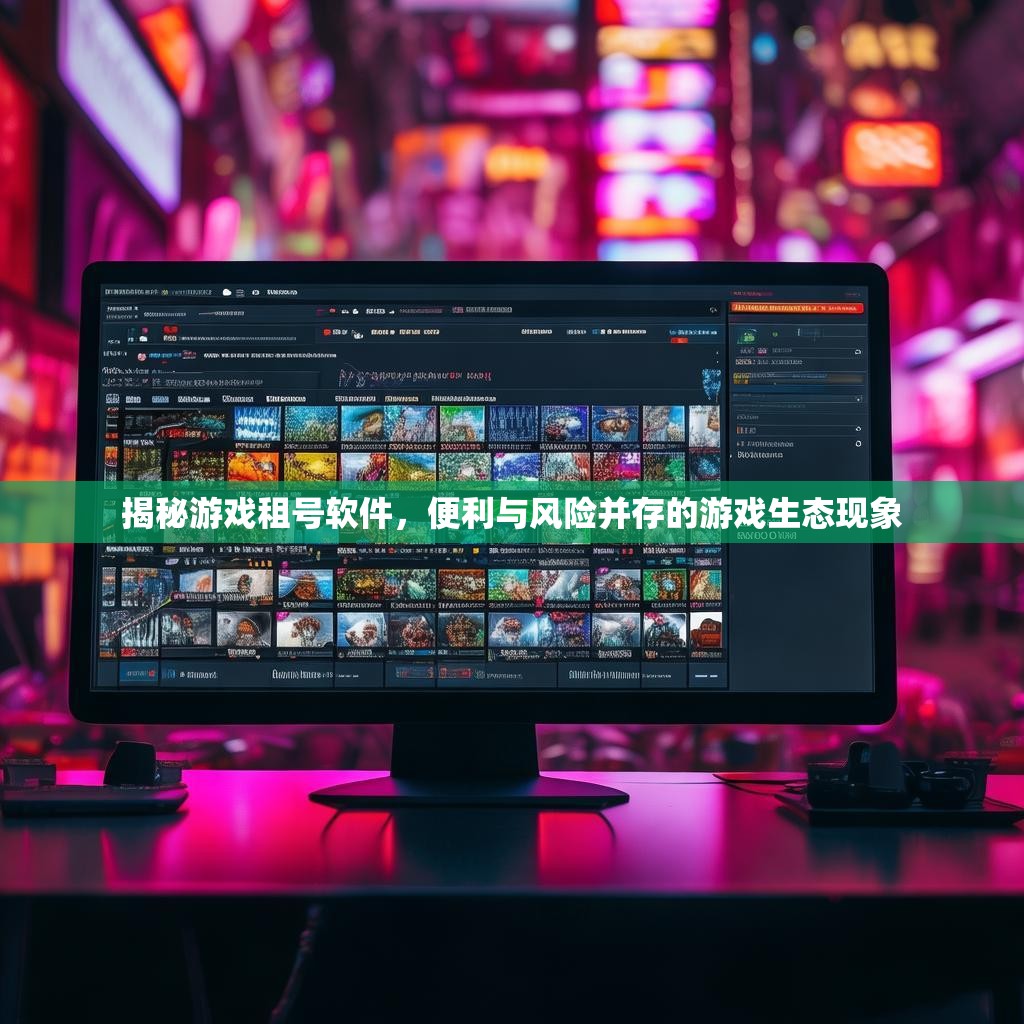 揭秘游戏租号软件，便利与风险并存的游戏生态现象
