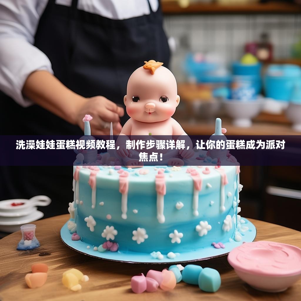 洗澡娃娃蛋糕视频教程，制作步骤详解，让你的蛋糕成为派对焦点！