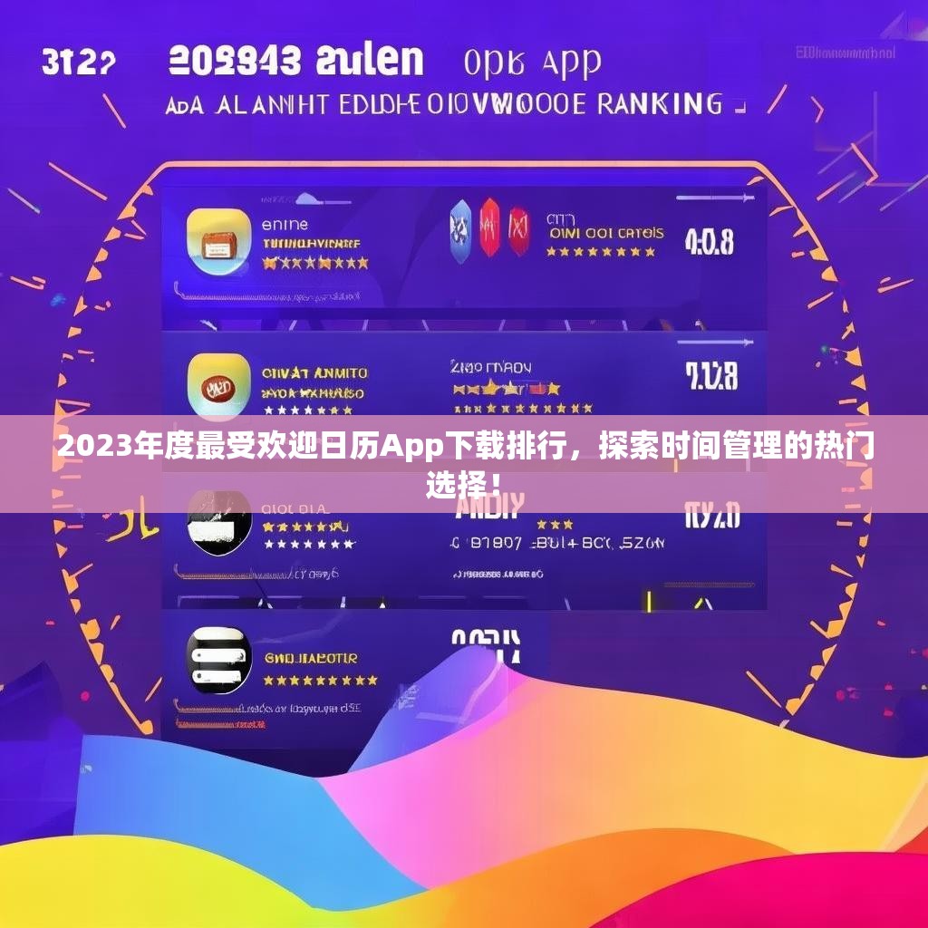 2023年度最受欢迎日历App下载排行，探索时间管理的热门选择！