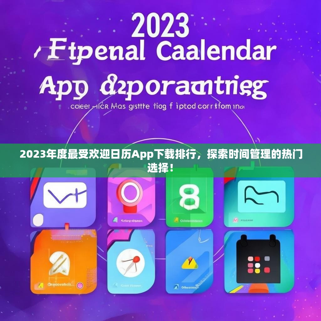2023年度最受欢迎日历App下载排行，探索时间管理的热门选择！