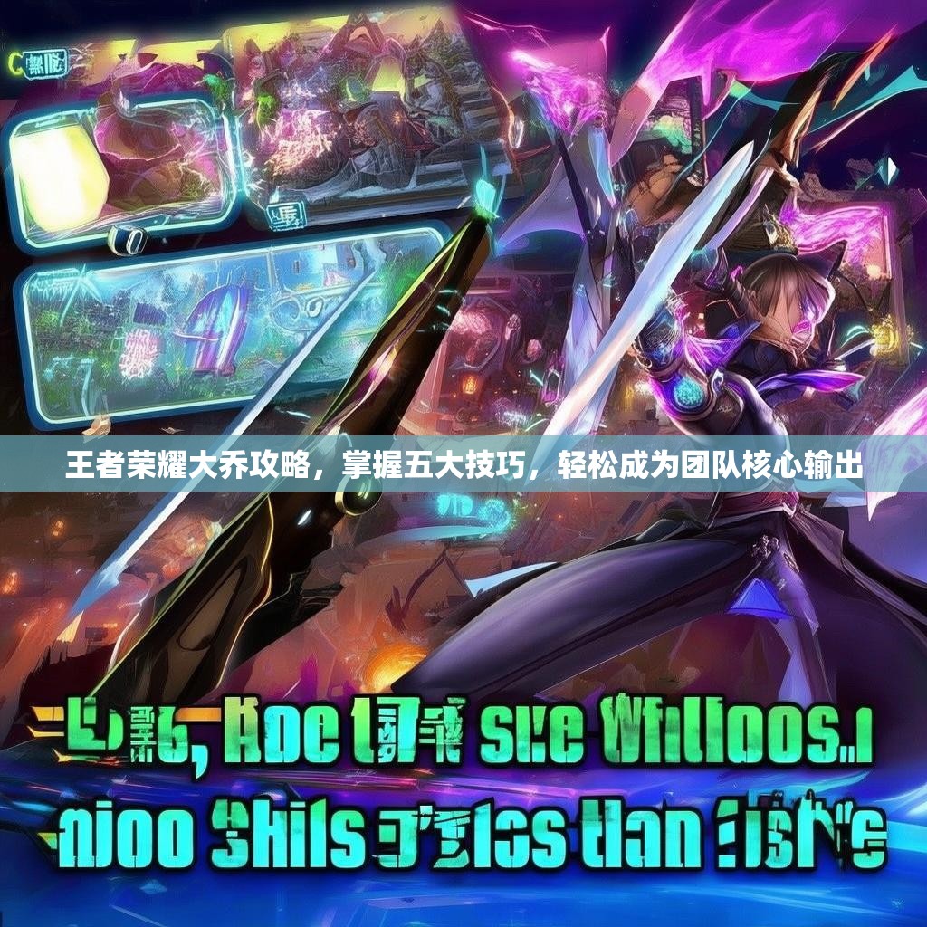 王者荣耀大乔攻略，掌握五大技巧，轻松成为团队核心输出