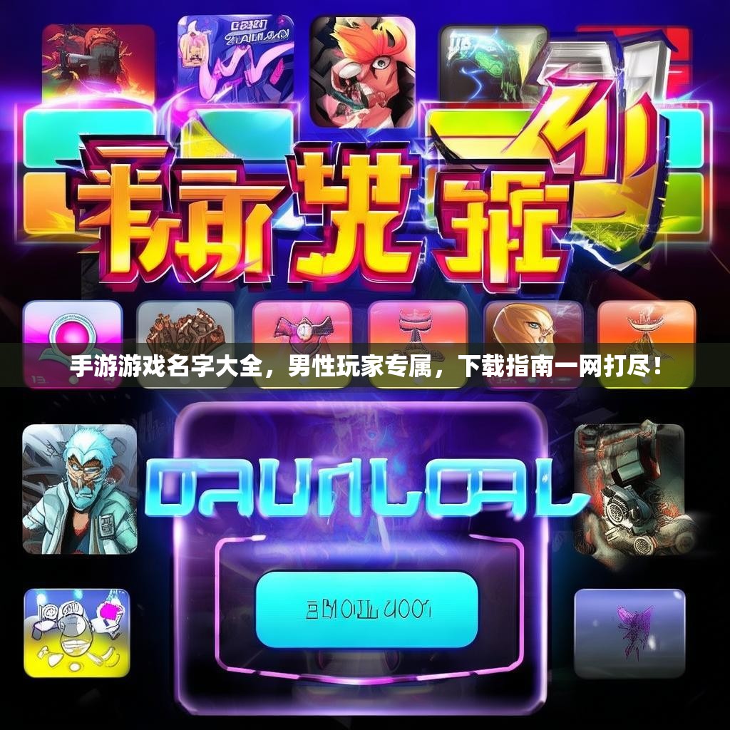 手游游戏名字大全，男性玩家专属，下载指南一网打尽！