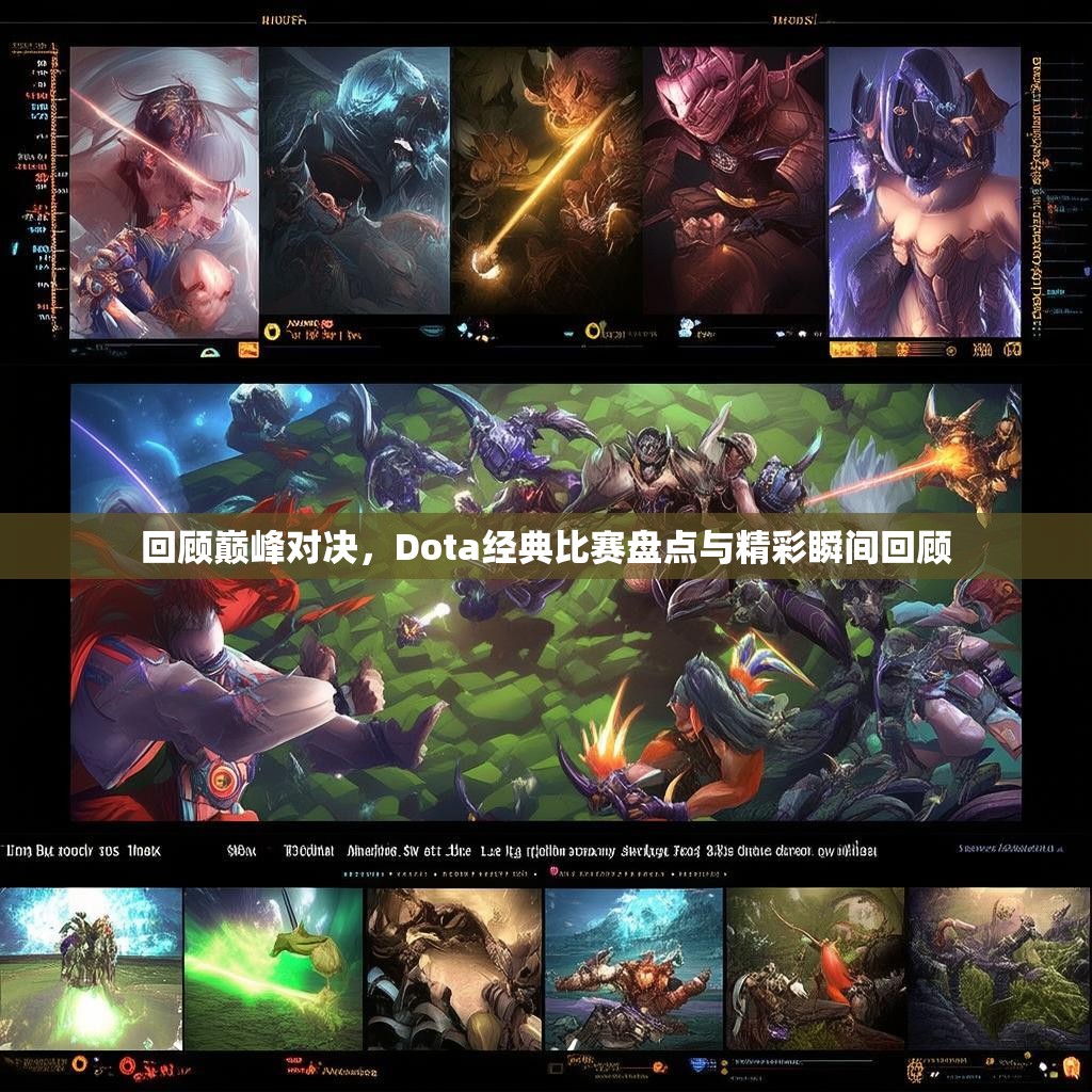 回顾巅峰对决，Dota经典比赛盘点与精彩瞬间回顾