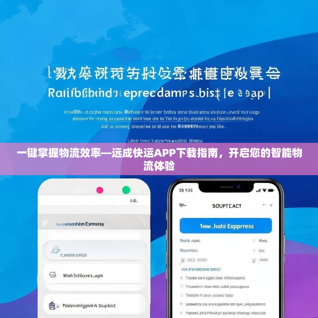 一键掌握物流效率—远成快运APP下载指南，开启您的智能物流体验
