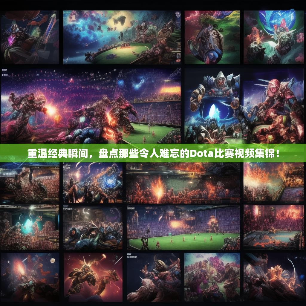 重温经典瞬间，盘点那些令人难忘的Dota比赛视频集锦！